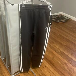 Black adidas joggers